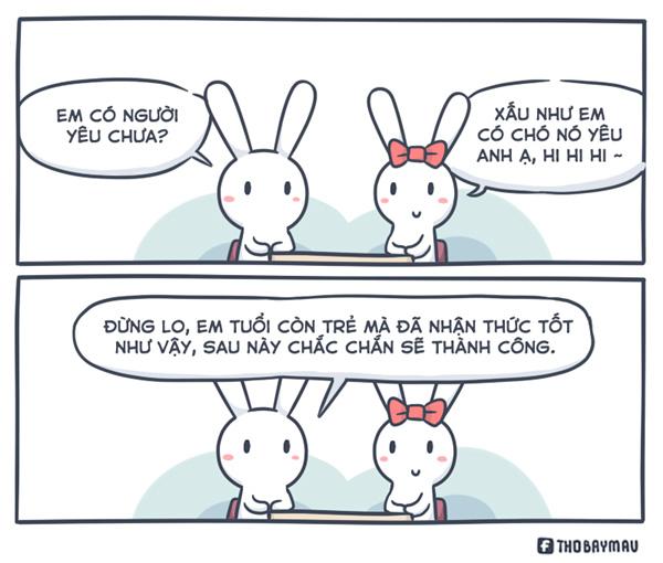 Truyện tranh vui: Ai bảo ngoài đời không có ngôn tình?-2