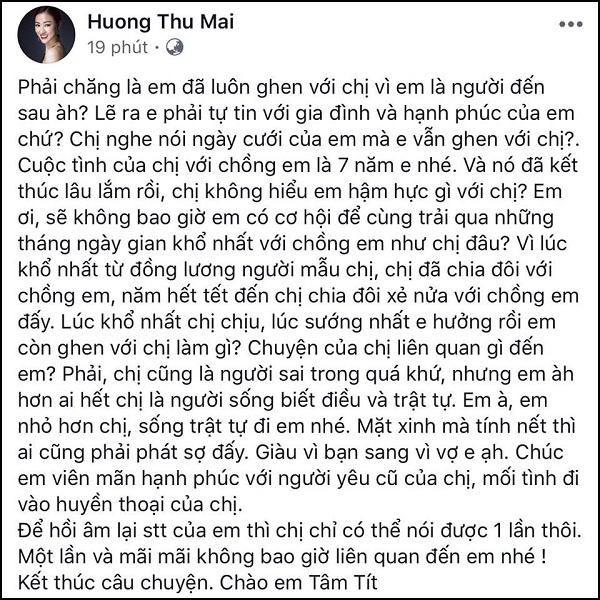 Chơi cao tay, Maya dằn mặt Tâm Tít bằng cách kể lại chuyện tình 7 năm với chồng đàn em-2