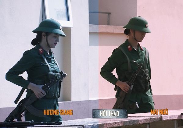 Nghe Hương Giang Idol hô hiệu lệnh trong quân đội, Mai Ngô cười như bị ai thọc lét-3