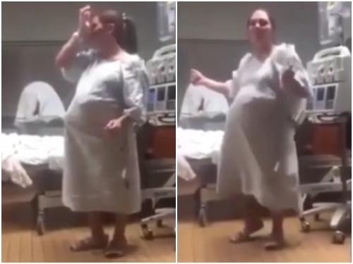 Clip hài: Khi bà bầu cũng 'quẩy' tưng bừng cho... dễ đẻ