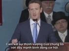 Sinh viên Harvard đội mưa nghe bài phát biểu về khởi nghiệp của ‘ông chủ Facebook’