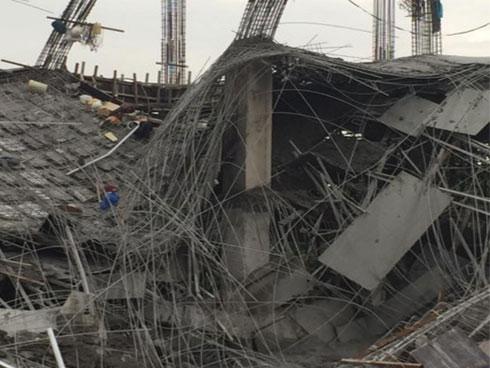 Hé lộ nguyên nhân trường mầm non đang xây bất ngờ đổ sập