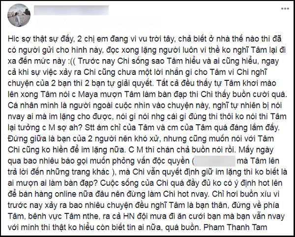 Là bạn thân của cả hai, quản lý Maya chỉ trích Tâm Tít quá đáng trong đại chiến người thứ 3-4