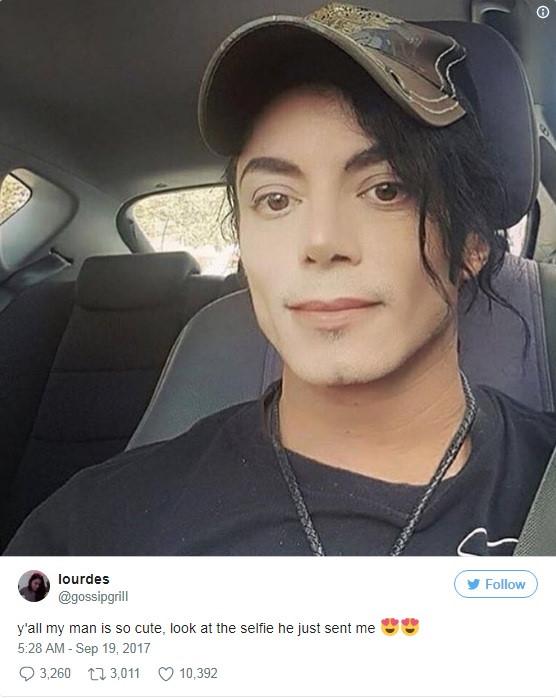 9X chia sẻ ảnh anh chàng giống hệt Michael Jackson-1