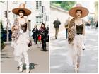 Không dừng 'đại chiến' với Tâm Tít, Maya vẫn đẹp lộng lẫy ở Paris Fashion Week