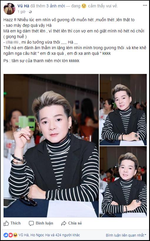 Vũ Hà: Nhìn vào gương tôi chỉ muốn hét lên tại sao mình đẹp quá vậy?-1