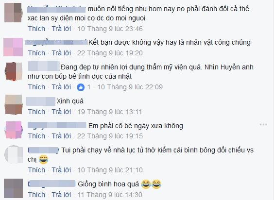 Sau chiếc cằm người ngoài hành tinh, Bà Tưng Huyền Anh gây sốc với sống mũi bóng nhẫy cứng đơ-7