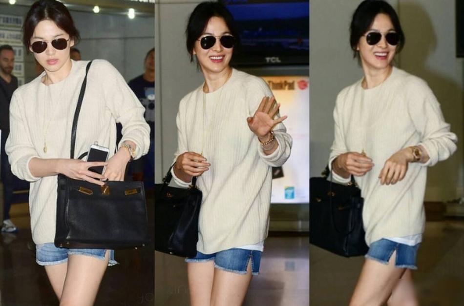 Hình ảnh Song Hye Kyo mặt bầu tròn trĩnh làm dấy lên nghi ngờ cô dâu đã có tin vui-7