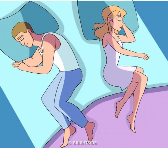 Tư thế ngủ tiết lộ quan hệ của hai người ra sao?-6