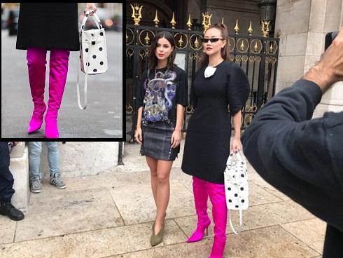 Bị nghi đến Paris 'làm màu' đã đành, có người còn cho rằng Maya diện hàng fake