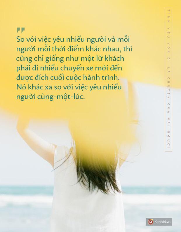 Yêu nhiều người vào nhiều lúc thì có sao, miễn là yêu ai cũng nghiêm túc-2