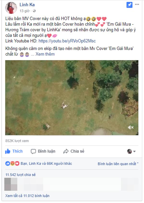 Đầu tư hẳn MV nhưng bản cover Em gái mưa của Linh Ka vẫn bị chê tơi tả-2