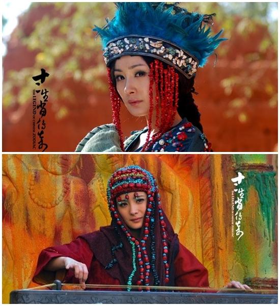 Dương Mịch hóa thân thành vẹt tinh hay thành viên đoàn xiếc?