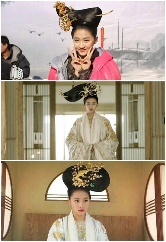 Kiểu tóc của Quan Hiểu Đồng trong "Phượng tù hoàng" lúc thì giống máy khâu, khi lại giống cây cảnh.