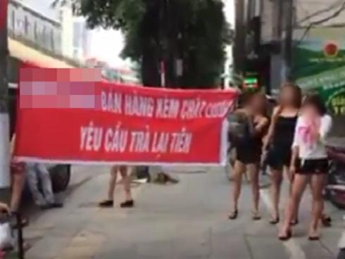 Mua đồng hồ 56 triệu 3 ngày đã hỏng, nam thanh niên vác loa thuê dàn 'chân dài' đòi lại tiền