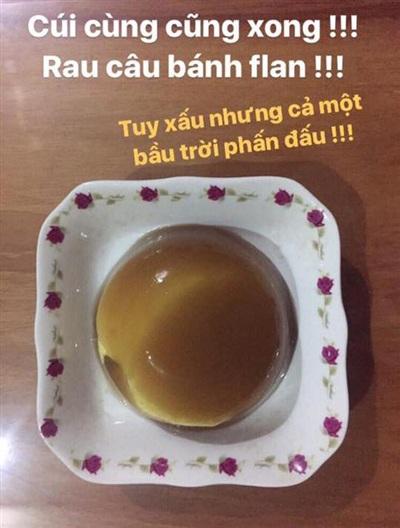 Tập tành làm bánh flan, cô gái tự khen mình tài giỏi, nào ngờ cái kết khiến 500 chị em cười vỡ bụng-3