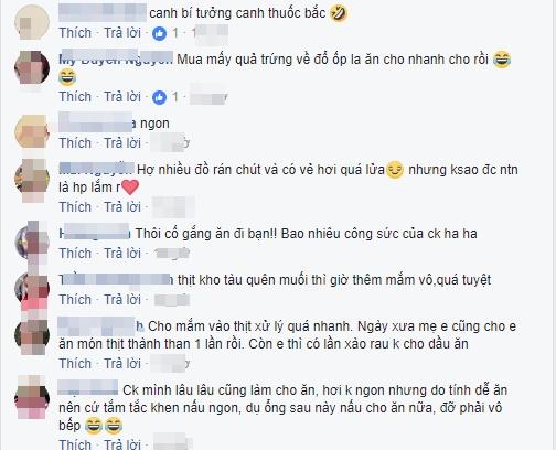 Cười đau ruột với mâm cơm anh chồng quốc dân đãi vợ con: Đậu phụ than hoa, cá chỉ vàng cháy khét-2