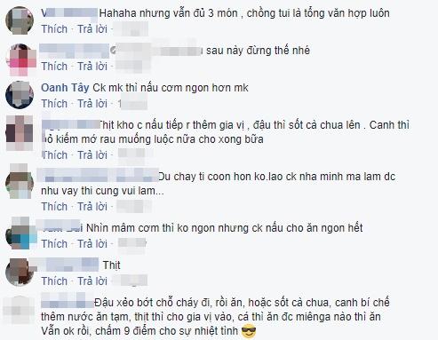Cười đau ruột với mâm cơm anh chồng quốc dân đãi vợ con: Đậu phụ than hoa, cá chỉ vàng cháy khét-3