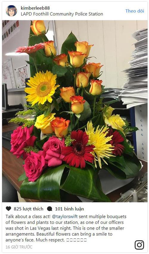 Taylor Swift được ca ngợi hết lời nhờ hành động đẹp với nữ cảnh sát bị thương trong vụ xả súng Las Vegas-2