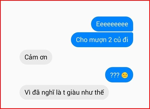 Những cái kết không tưởng khi bạn thử nhắn tin vay tiền bạn bè-3