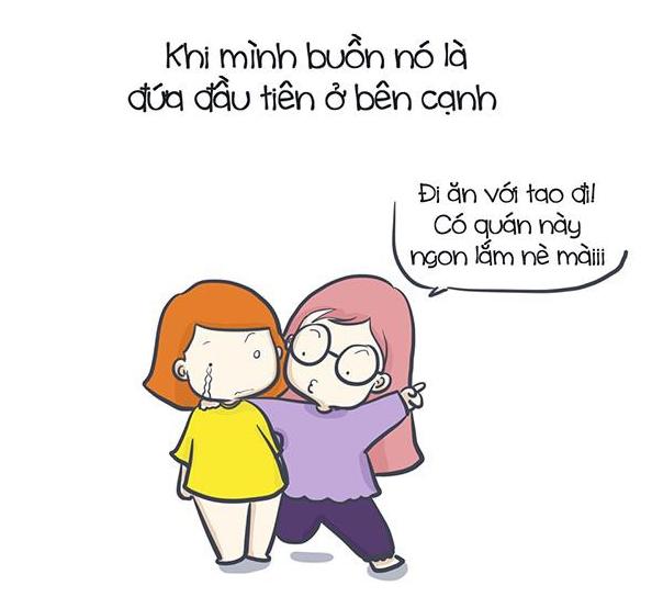 Bộ ảnh hí họa về bạn thân sẽ khiến bạn cười chảy nước mắt-2