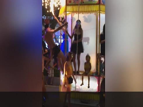 Lễ rước đèn Trung thu phản cảm tại Thanh Hóa