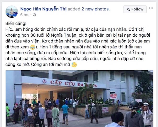 Thực hư Bệnh viện Quảng Ngãi đưa bệnh nhân còn sống vào nhà xác-1