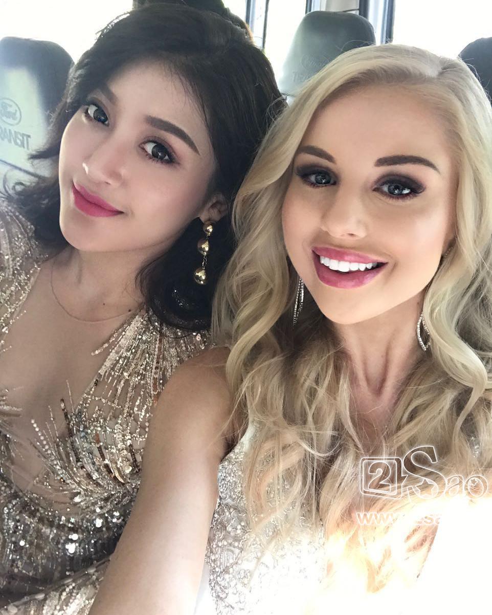 Ngày đầu ra quân, chủ nhà Huyền My xinh đẹp nhưng vẫn vụng về trước bạn bè năm châu-1