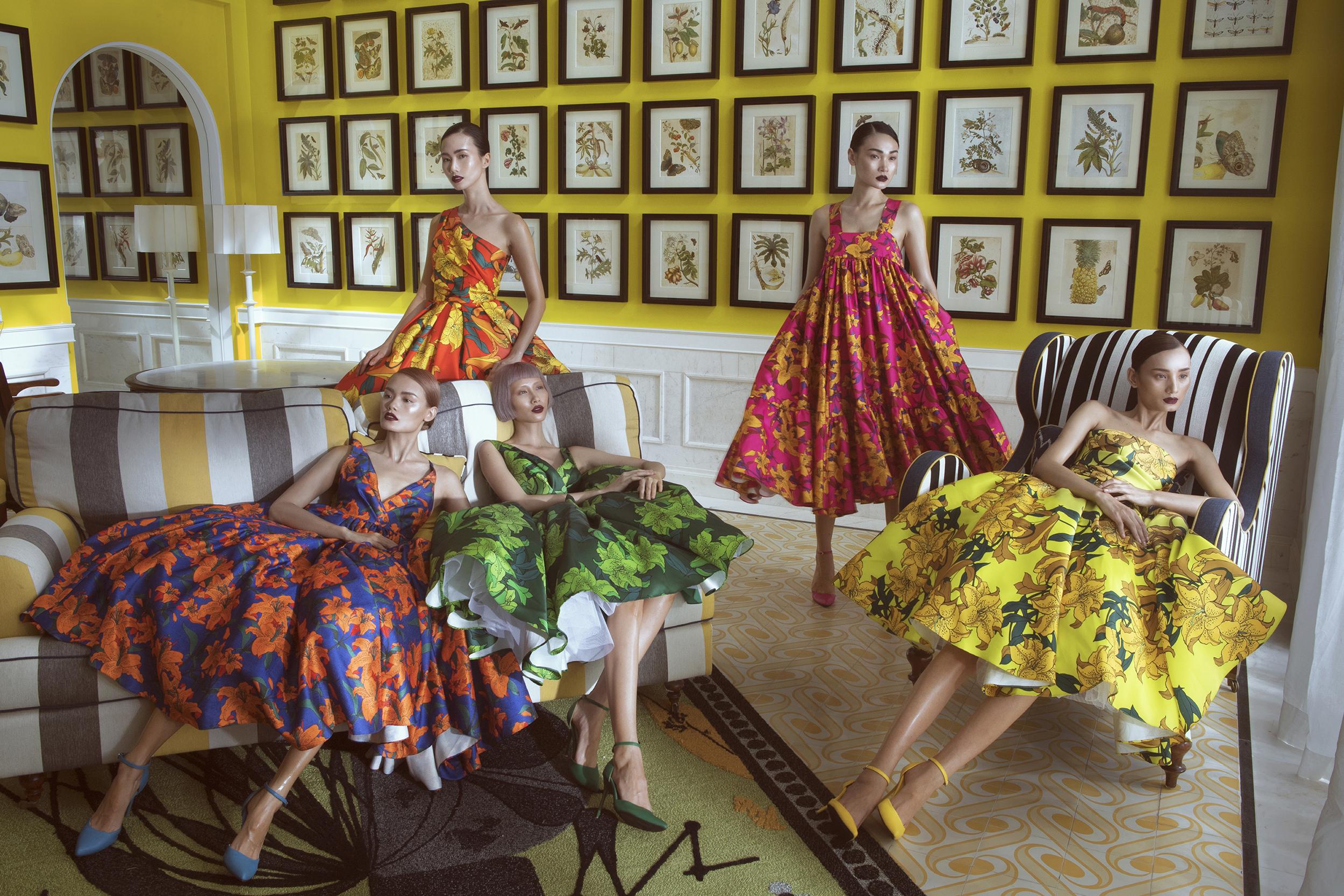 Dàn mẫu cuốn hút với váy áo sắc màu của Đỗ Mạnh Cường-2