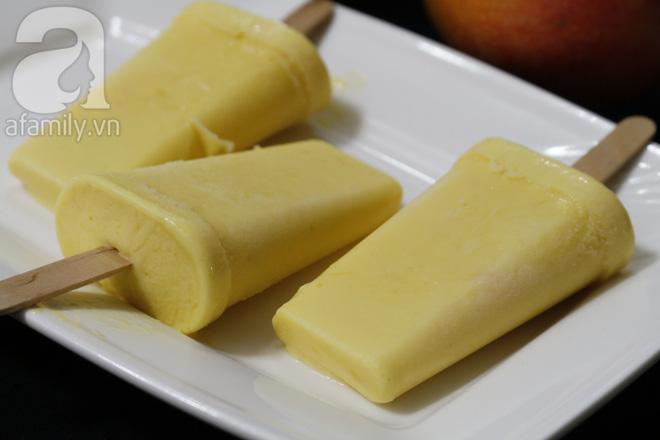 4 bước làm kem xoài sữa chua mát lịm ngon ngất ngây-5