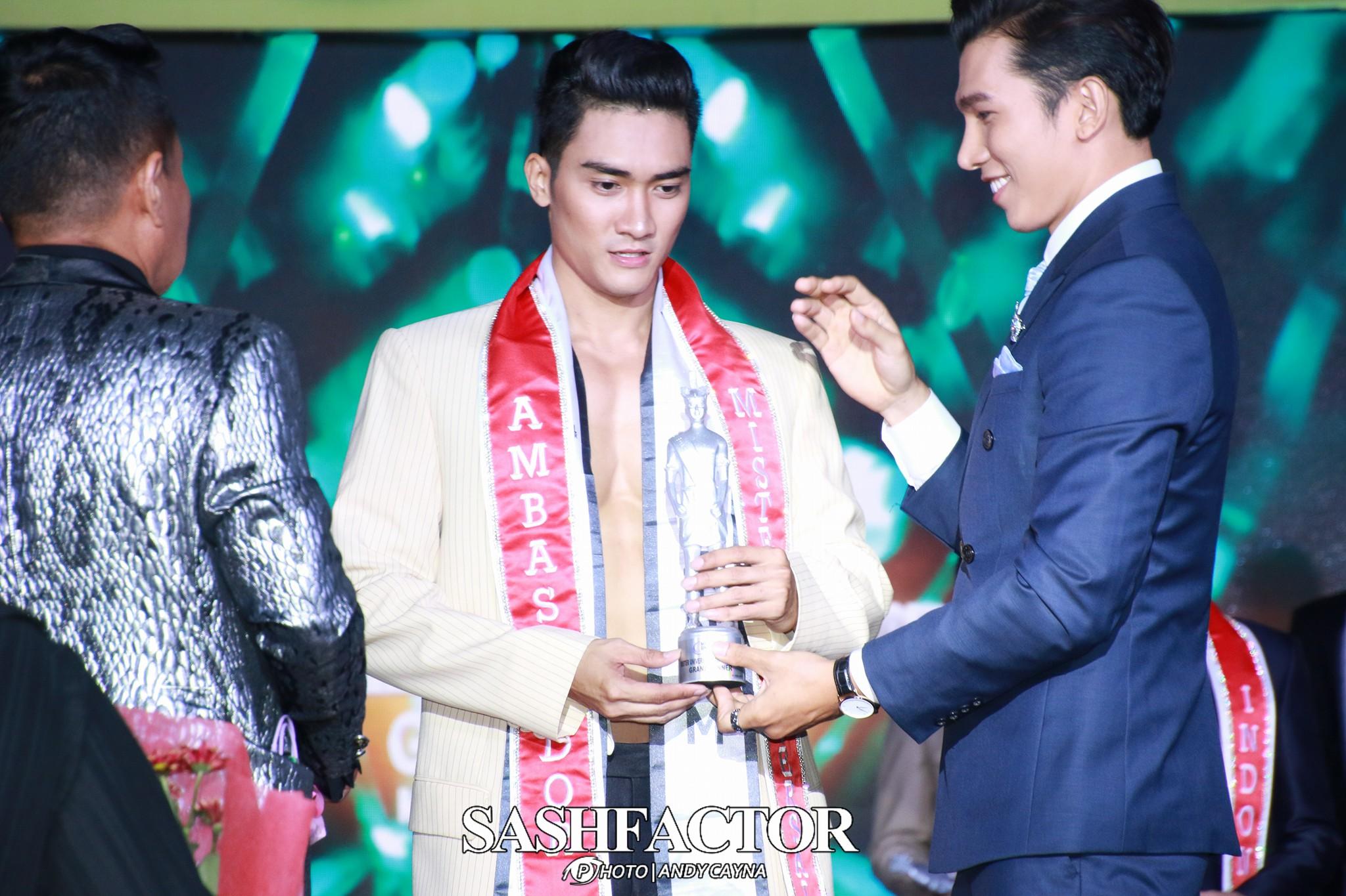 Người mẫu Lương Gia Huy đăng quang Nam vương Đại sứ Hoàn vũ 2017-2