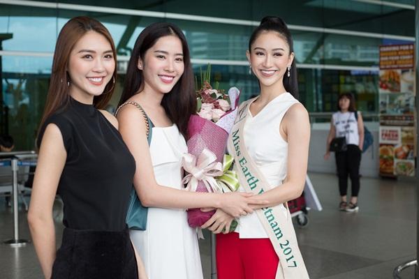 Hà Thu lên đường tham dự Hoa hậu Trái đất 2017-3