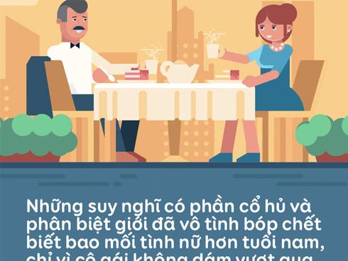 Con gái kiếm được nhiều tiền ắt hạnh phúc, quan tâm gì tới chuyện yêu người nhỏ tuổi hơn?