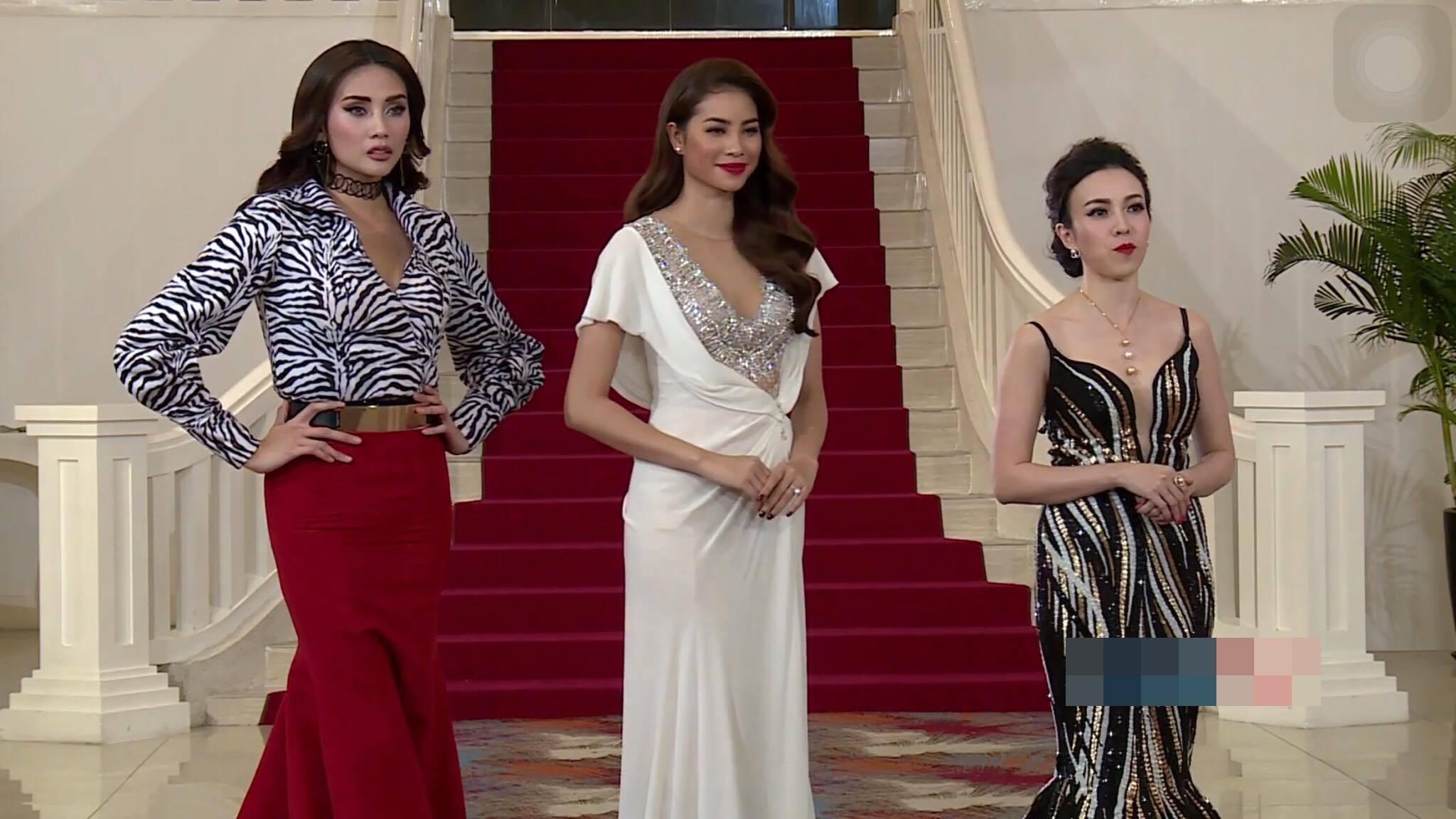 Võ Hoàng Yến lặp lại lịch sử mặc xấu ở Hoa hậu Hoàn vũ Việt Nam 2017-4