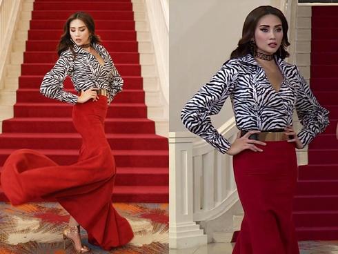 Võ Hoàng Yến lặp lại lịch sử 'mặc xấu' ở Hoa hậu Hoàn vũ Việt Nam 2017