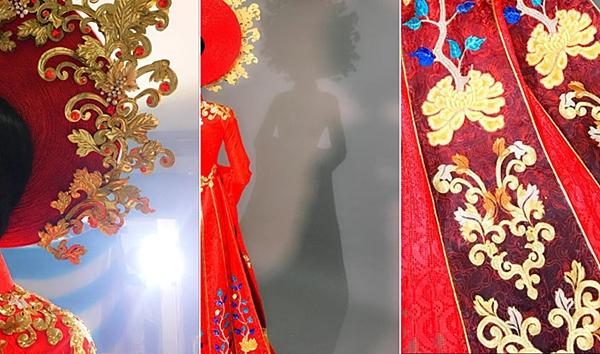 Những hình ảnh đầu tiên về trang phục dân tộc dự thi của Huyền My-1