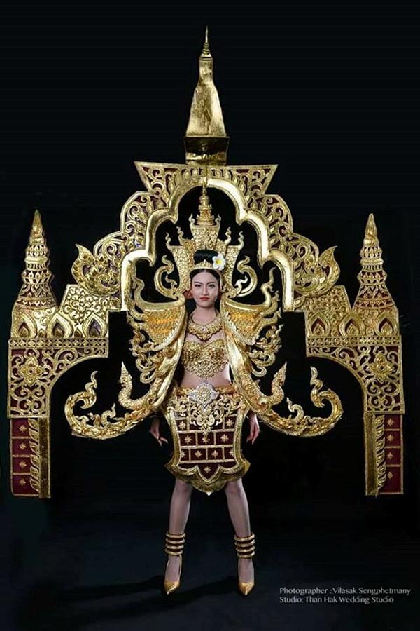 Những hình ảnh đầu tiên về trang phục dân tộc dự thi của Huyền My-2