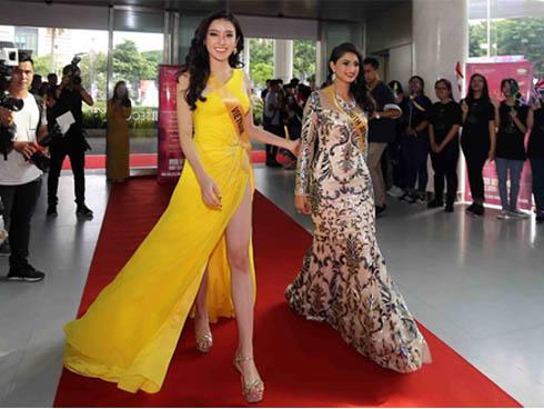 Huyền My trượt top 10 thí sinh được bình chọn nhiều nhất tại Miss Grand 2017-12