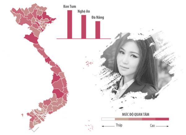 Sao Việt được tìm kiếm nhiều nhất ở khu vực nào?-8