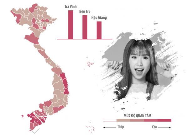 Sao Việt được tìm kiếm nhiều nhất ở khu vực nào?-6