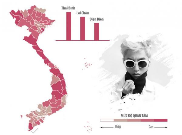 Sao Việt được tìm kiếm nhiều nhất ở khu vực nào?-1