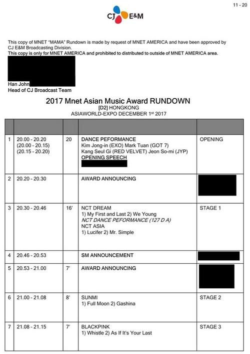 MAMA 2017 tiếp tục rò rỉ danh sách nghệ sỹ biểu diễn toàn tên tuổi khủng-1