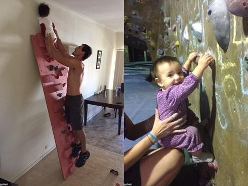 Cô bé 3 tuổi gây bất ngờ khi leo 20 m tường trong 4 phút