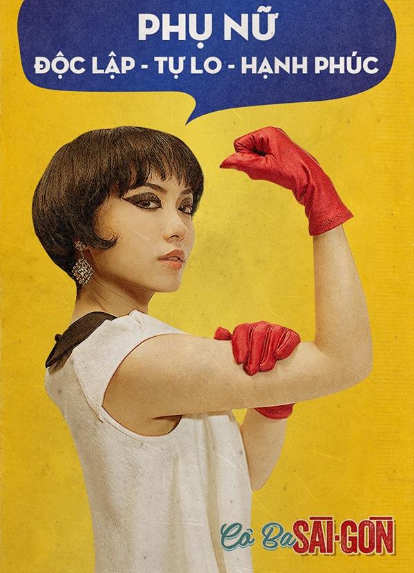 Dàn mỹ nhân Cô Ba Sài Gòn đồng loạt khoe cơ bắp ủng hộ nữ quyền-6