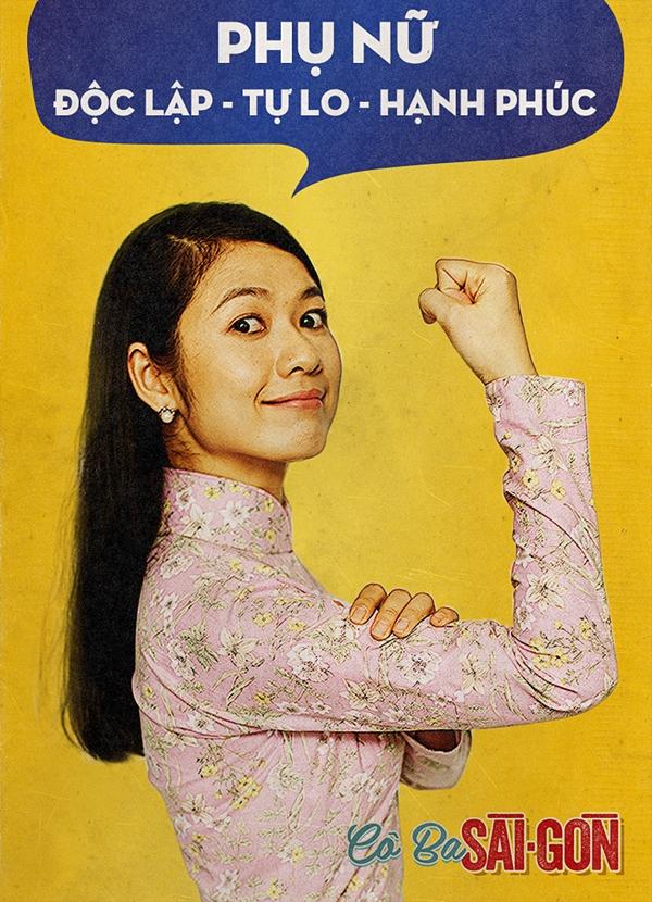 Dàn mỹ nhân Cô Ba Sài Gòn đồng loạt khoe cơ bắp ủng hộ nữ quyền-9