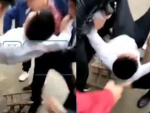 Chú rể bị đốt pháo, tung người đến bất tỉnh vì trò đùa quái đản trong đám cưới Trung Quốc