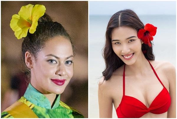 Mặc áo dài và cài dâm bụt giống Hoàng Thùy, người đẹp Fiji sáng nhất Miss Grand 2017-3