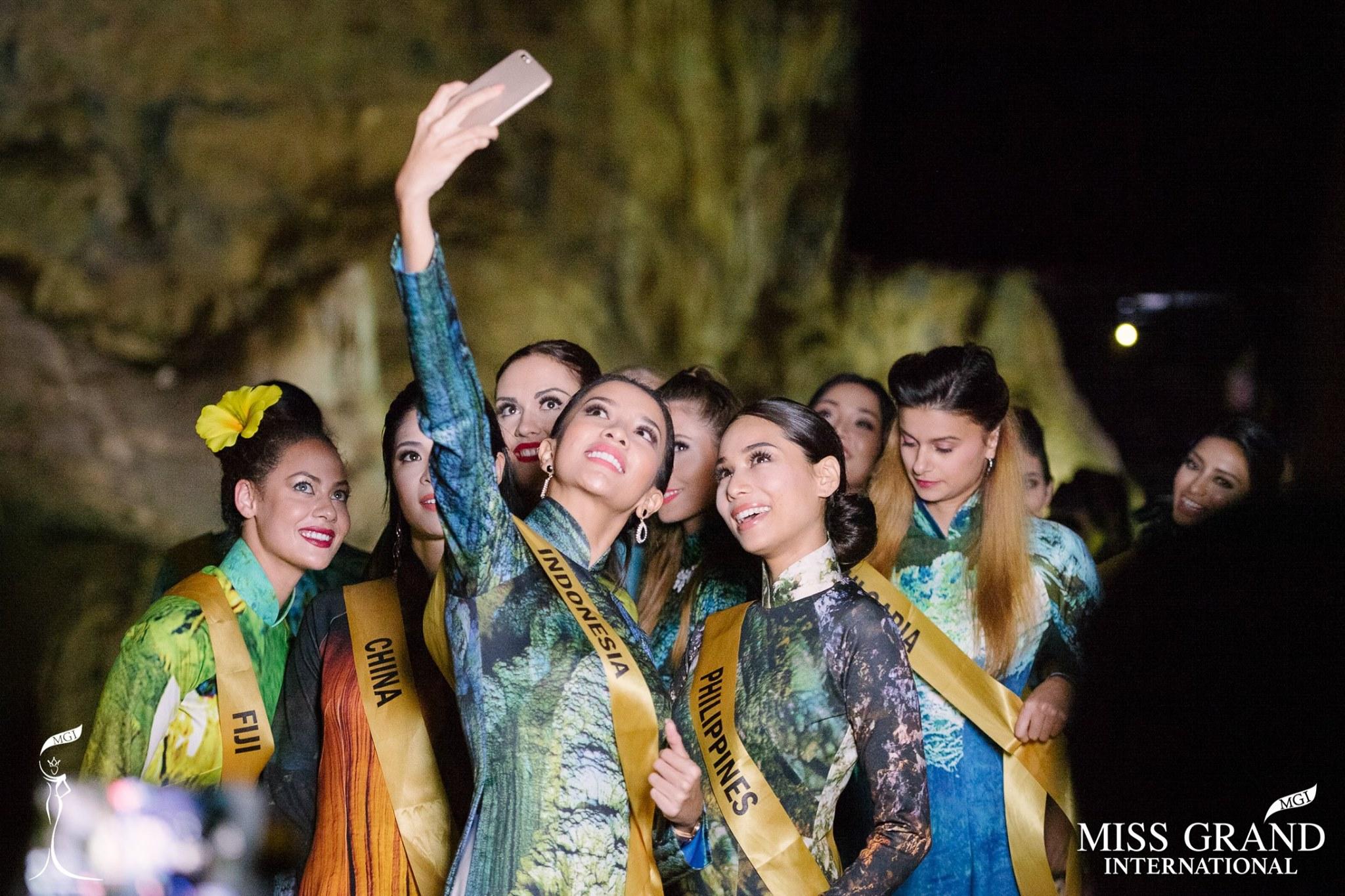 Mặc áo dài và cài dâm bụt giống Hoàng Thùy, người đẹp Fiji sáng nhất Miss Grand 2017-5