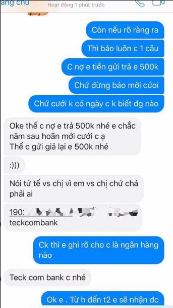 Đòi bằng được 500 nghìn tiền mừng cưới: Chị không đến được thì chuyển khoản cho em-5