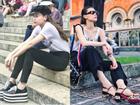 Hồ Ngọc Hà soán ngôi street style tuần này với bộ sưu tập giầy 'thần thánh'